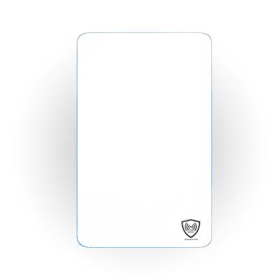 RFID blocking card anti-skimming wallet protector manufactured by Akrocard